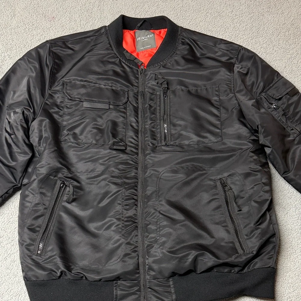 Black Bomber Jacket - Picture 1 of 9